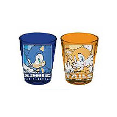 Sonic the Hedgehog Characters Shot Glass 2-Pack